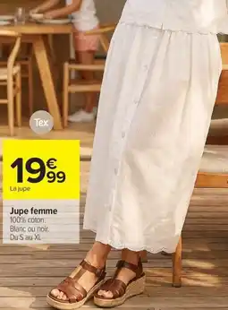 Carrefour Jupe femme offre