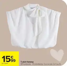 Carrefour T-shirt femme offre