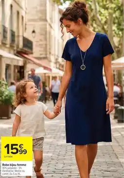 Carrefour Robe bijou femme offre