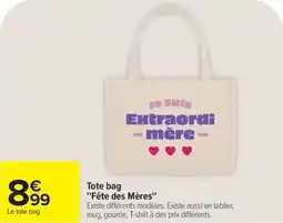 Carrefour Tote bag fête des mères offre