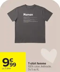 Carrefour T-shirt femme offre