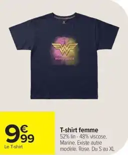Carrefour T-shirt femme offre