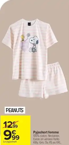 Carrefour Pyjashort femme offre