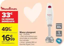 Carrefour Mixeur plongeant offre