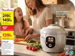 Carrefour Moulinex cookeo+ gris offre