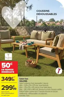 Carrefour Salon bas halong offre