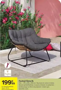 Carrefour Fauteuil siena xl offre
