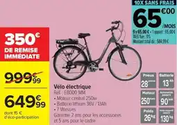 Carrefour Vélo électrique offre