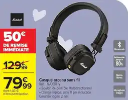 Carrefour Casque arceau sans fil offre