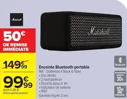 Carrefour Enceinte bluetooth portable offre