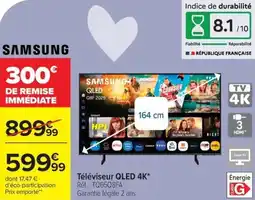 Carrefour Téléviseur QLED 4K offre