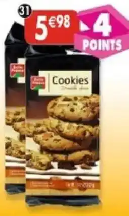 Maximo Lot de 2 paquets de cookies double chocolat noir et lait offre
