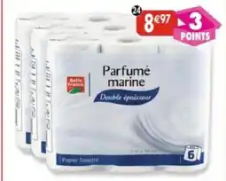 Maximo Lot de 3x6 rouleaux de papier toilette parfumé marine offre