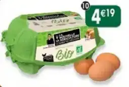 Maximo 6 oeufs tout calibre offre