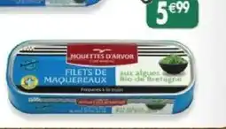 Maximo Filets de maquereaux aux algues bio de bretagne offre