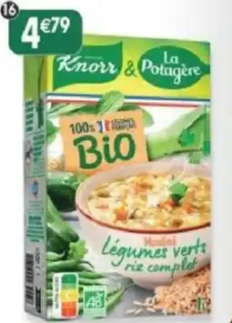 Maximo Mouliné de légumes verts et riz complet offre