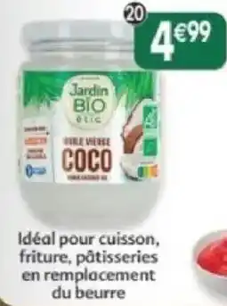 Maximo Huile vierge de coco pour cuisson offre