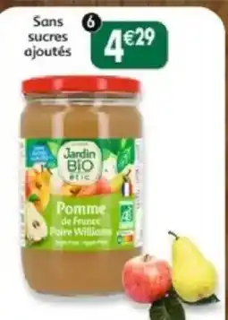 Maximo Compote pomme,poire Williams offre