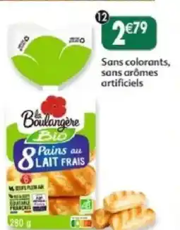 Maximo 8 pains au lait déjà fendus offre