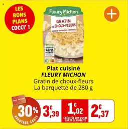 Coccinelle Express Plat cuisiné fleury michon offre