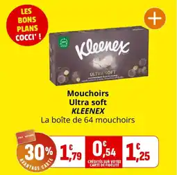 Coccinelle Express Mouchoirs ultra soft kleenex offre