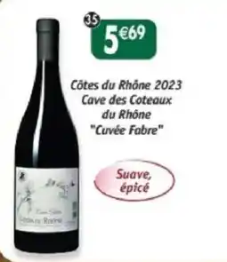 Maximo Côtes du Rhône 2023 Cave des Coteaux du Rhône Cuvée Fabre offre