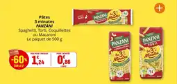 Coccinelle Express PANZANI Pâtes 3 minutes offre