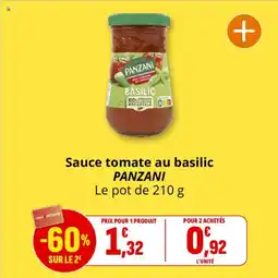 Coccinelle Express Sauce tomate au basilic panzani offre