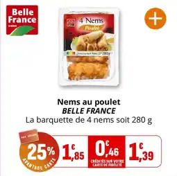 Coccinelle Express BELLE FRANCE Nems au poulet offre