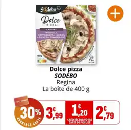 Coccinelle Express SODEBO Dolce pizza Regina offre