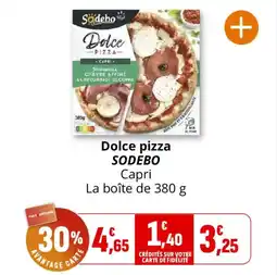 Coccinelle Express SODEBO Dolce pizza offre