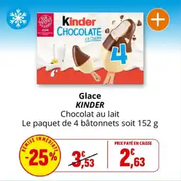 Coccinelle Express KINDER Glace offre