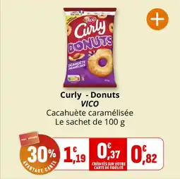Coccinelle Express VICO Curly Donuts Cacahuète caramélisée offre