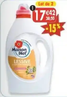 Maximo Lot de 2 lessives au savon de marseille offre