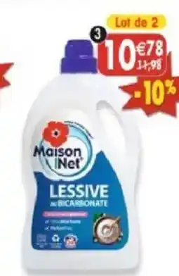 Maximo Lot de 2 lessives au bicarbonate offre