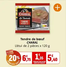 Coccinelle Express CHARAL Tendre de bœuf offre