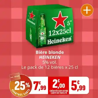 Coccinelle Express Bière blonde heineken offre