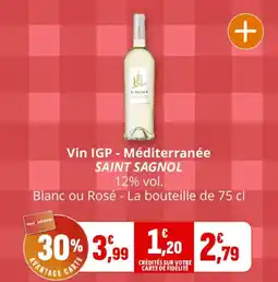 Coccinelle Express SAINT SAGNOL Vin IGP - Méditerranée offre