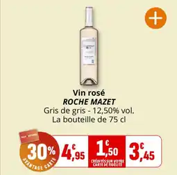 Coccinelle Express ROCHE MAZET Vin rosé offre