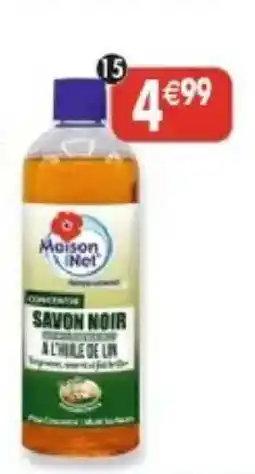 Maximo Savon noir liquide à l'huile de lin offre