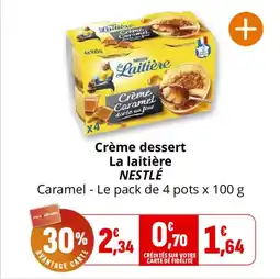 Coccinelle Express NESTLÉ Crème dessert La laitière offre