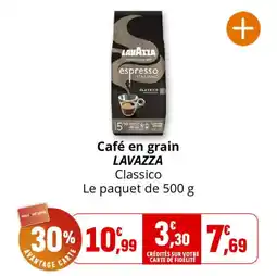 Coccinelle Express LAVAZZA Café en grain offre