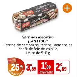 Coccinelle Express JEAN FLOCH Verrines assorties offre