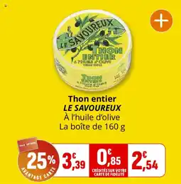 Coccinelle Express LE SAVOUREUX Thon entier offre