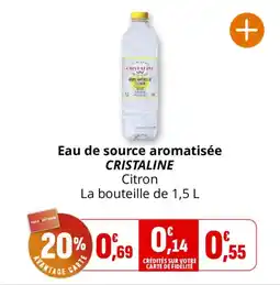 Coccinelle Express CRISTALINE Eau de source aromatisée offre