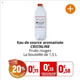 Coccinelle Express CRISTALINE Eau de source aromatisée offre