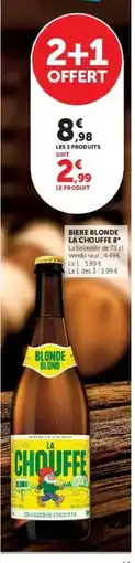 Hyper U Bière Blonde La Chouffe offre
