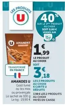 Hyper U AMANDES U offre
