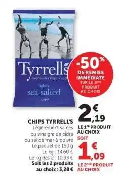 Hyper U CHIPS 'TYRRELL'S' offre