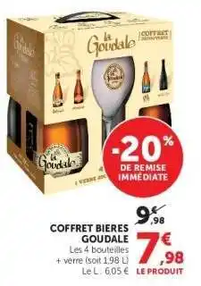 Hyper U Coffret bières Goudale offre